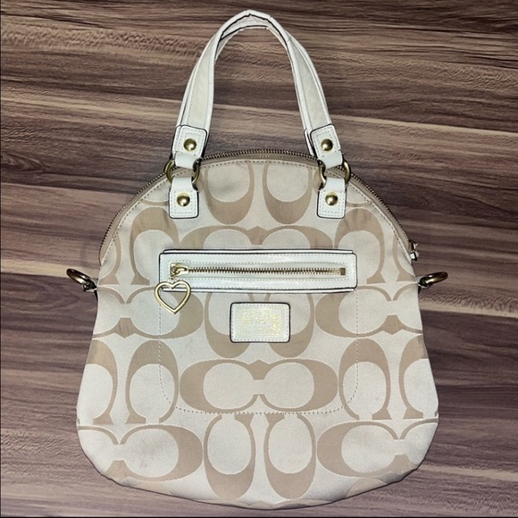 COACH Daisy Monogram Foldover Crossbody Purse - Picture 2 of 16